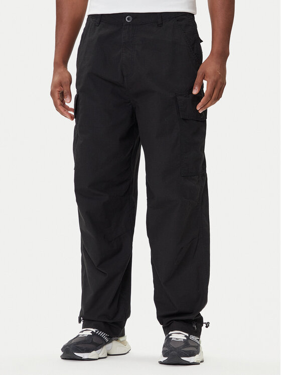 Alpha Industries Alpha Industries Szövet nadrág 258200 Fekete Loose Fit