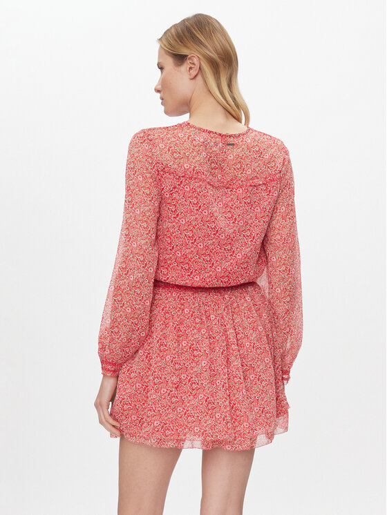 Pepe Jeans Pepe Jeans Rochie de vară Bridget PL953440 Roz Regular Fit
