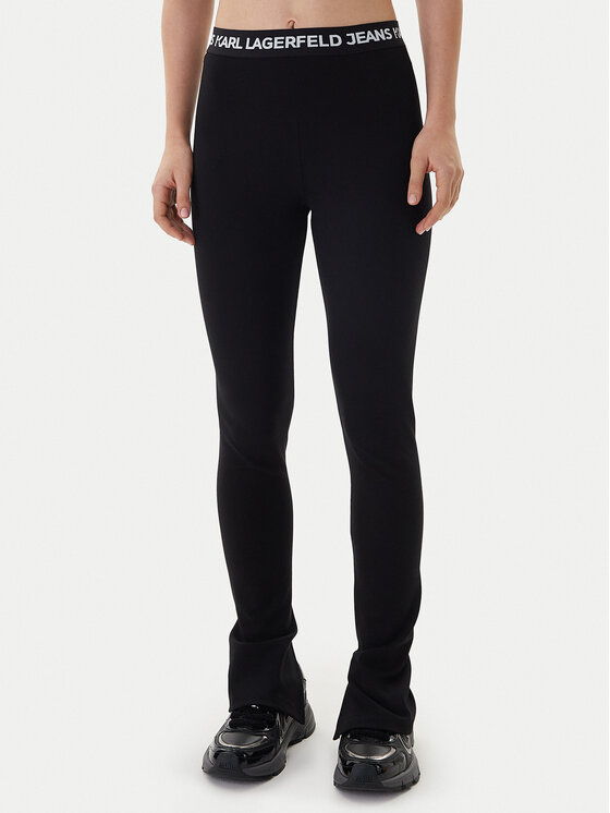 Karl Lagerfeld Jeans Colanți B1W10091 Negru Regular Fit