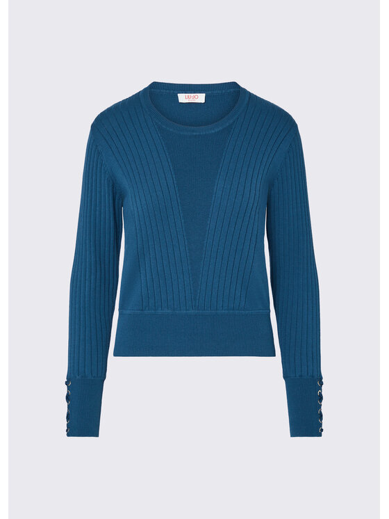 Liu Jo Liu Jo Bluza TF6080MS63LX0778 Niebieski jasny Regular Fit