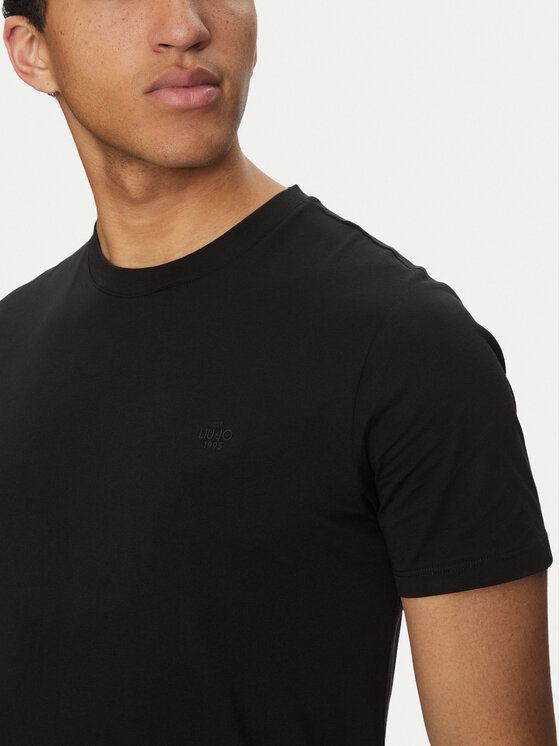 Liu Jo Liu Jo T-krekls QA5145 J4819 Melns Regular Fit