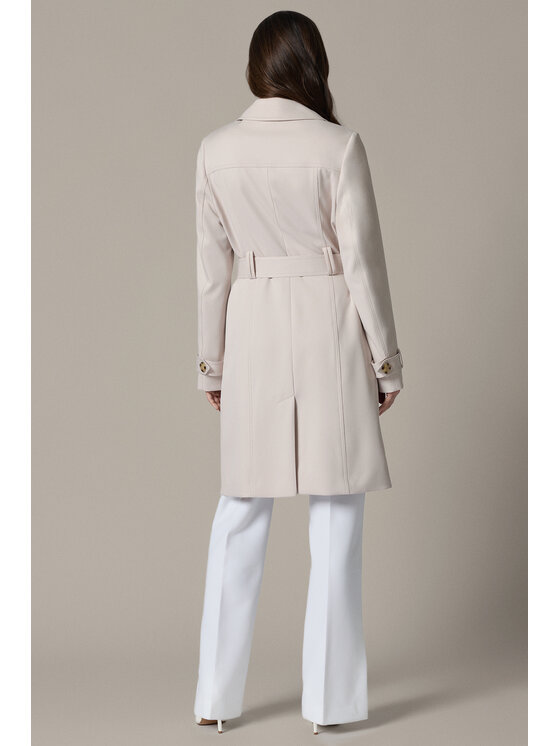 Lancerto Lancerto Trencz Concetta PC073126000008 Kremowy Regular Fit