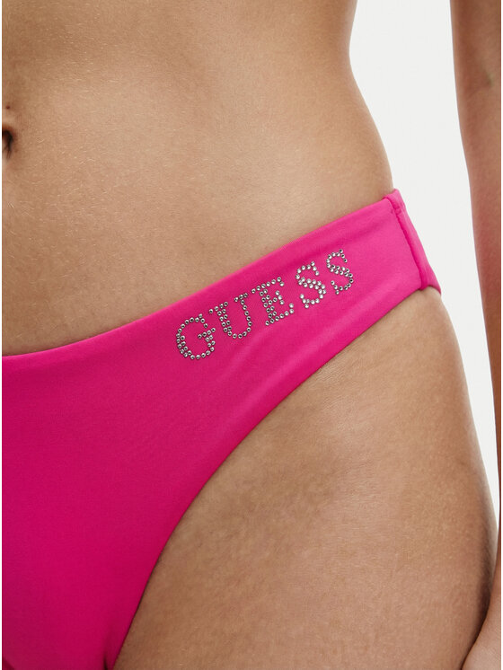 Guess Guess Spodnji del bikini E6GO28 KF442 Roza