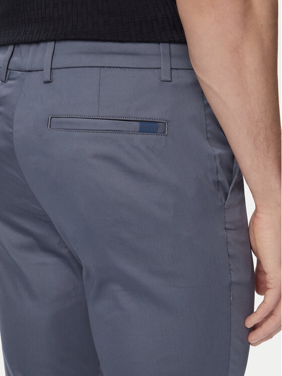 BOSS BOSS Spodnie materiałowe P-Kaiton1 50553841 Niebieski Slim Fit