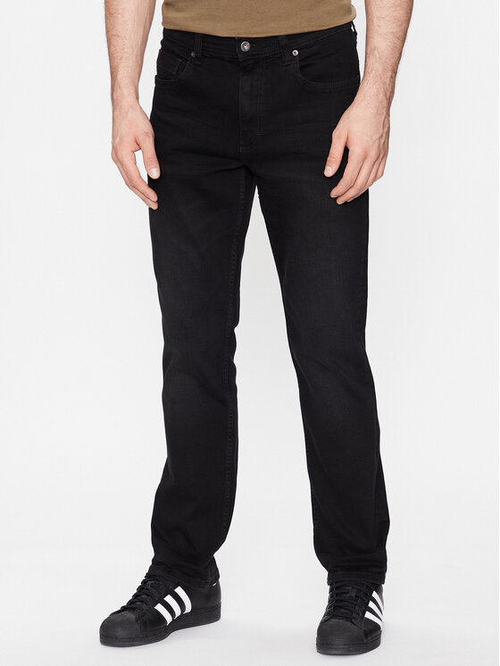 Mustang Jeans hlače Washington 1013403 Črna Slim Fit