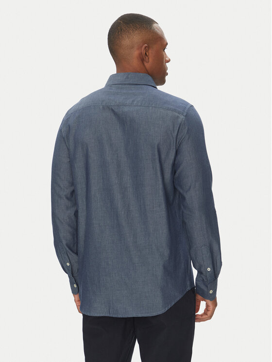 Aeronautica Militare Aeronautica Militare Koszula 251CA1276CT3292 Niebieski Regular Fit