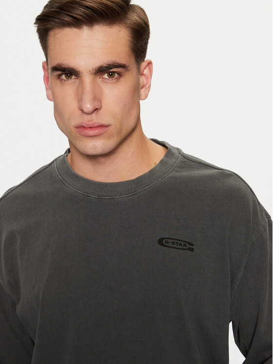 G-Star Raw G-Star Raw Majica dugih rukava D25163 B564 Siva Loose Fit