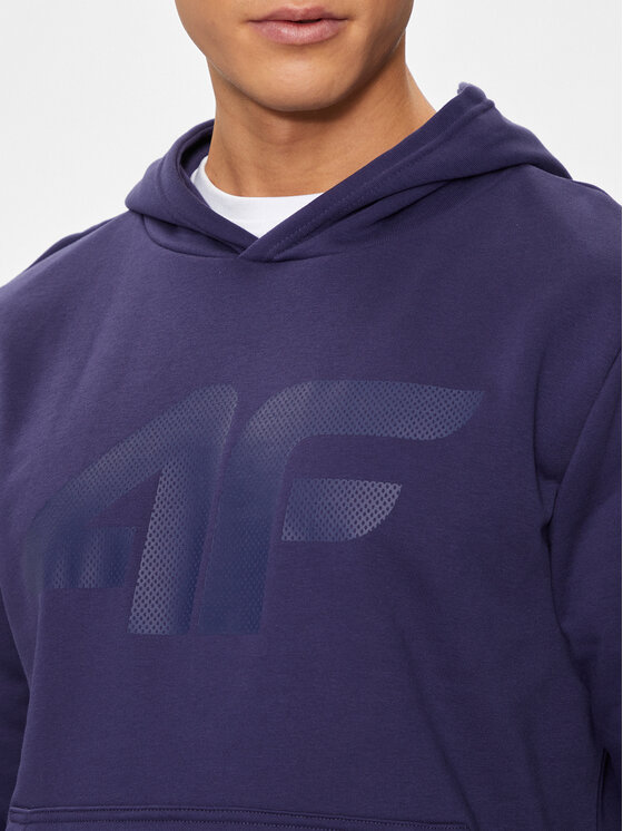 4F 4F Pulóver 4FWSS24TSWSM0950 Sötétkék Regular Fit