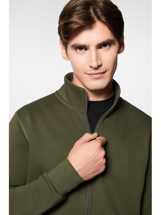 Próchnik Próchnik Bluza PM14 BL073224000011 Zielony Regular Fit