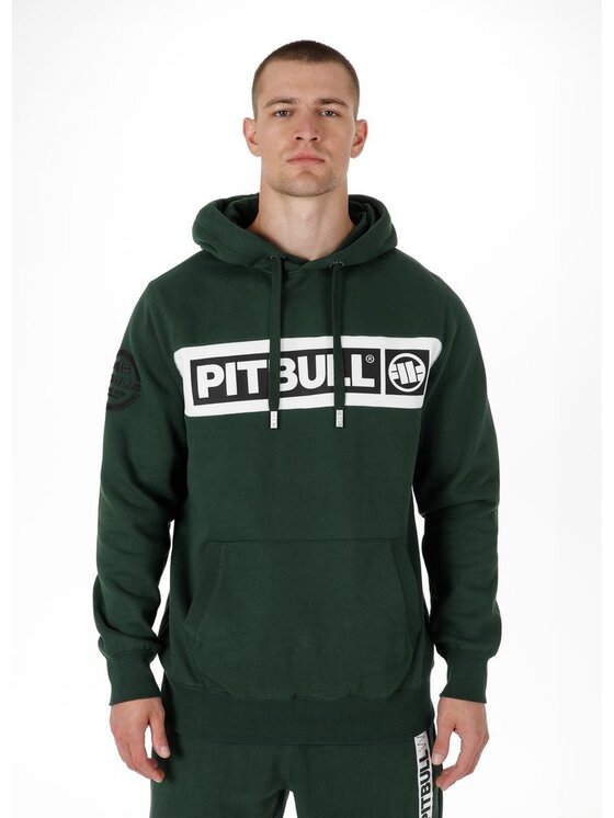 PITBULL PITBULL Bluza Bluza Zielony Regular Fit