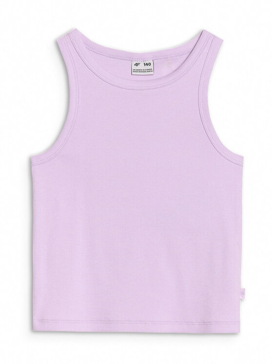 4F 4F Tank top SWELLS OF THE OCEAN Fioletowy jasny Slim Fit
