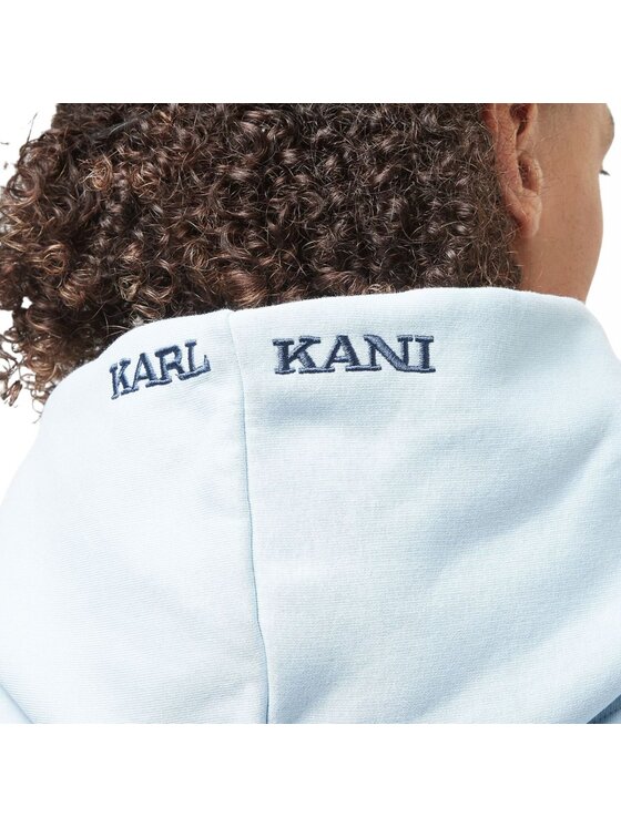 Karl Kani Karl Kani Felpa SMALL SIGNATURE OS HOODIE Blu Regular Fit