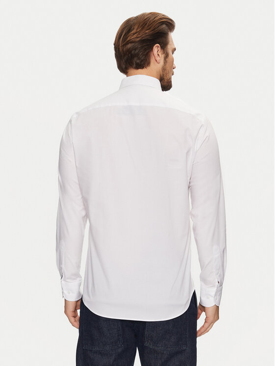 Tommy Hilfiger Tommy Hilfiger Πουκάμισο MW0MW37595 Λευκό Regular Fit