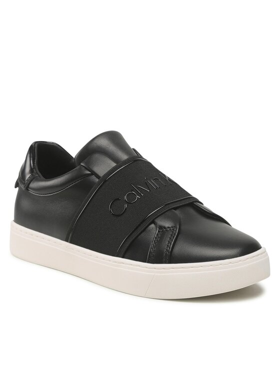 Calvin Klein Sneakersy Cupsole Slip On HW0HW01352 Czarny
