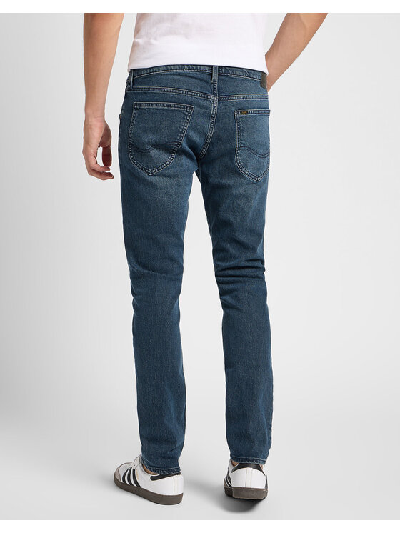 Lee Lee Jeansy LUKE Niebieski Slim Fit