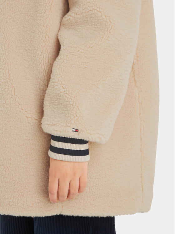 Tommy Hilfiger Tommy Hilfiger Fellmantel KG0KG07544 Beige Regular Fit
