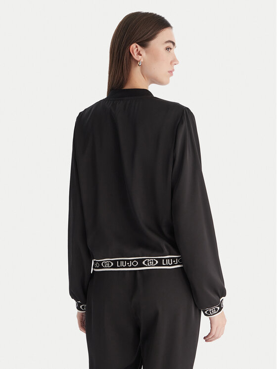 Liu Jo Sport Liu Jo Sport Μπλούζα TF5191 T004A Μαύρο Regular Fit