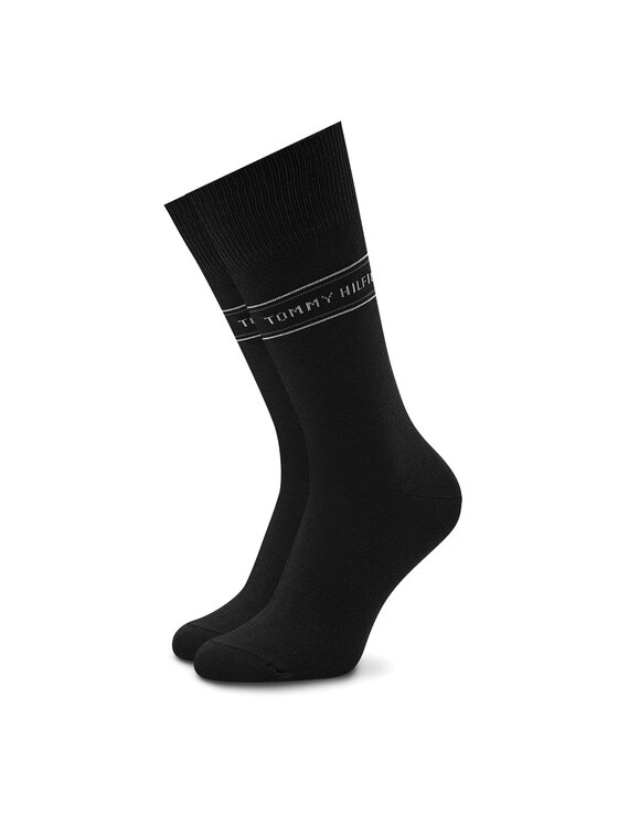 Tommy Hilfiger Tommy Hilfiger Zestaw 4 par wysokich skarpet męskich 701220146 Czarny