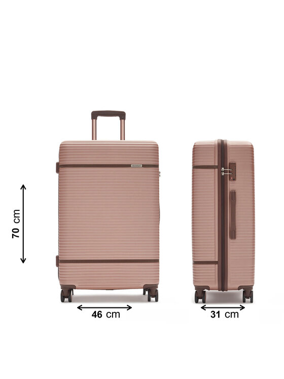 Monnari Monnari Suur kohver WALIMP0-24W-LUG0022-K026 Roosa