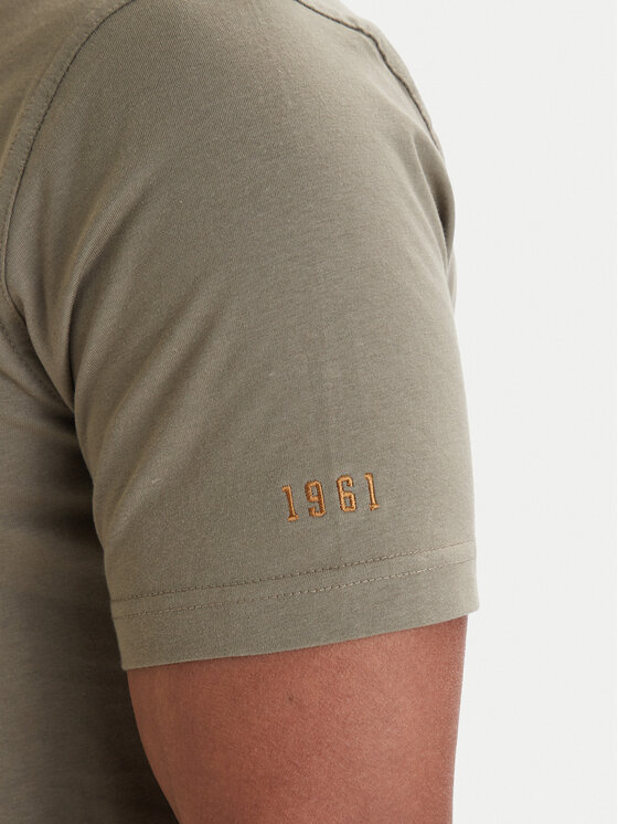 Aeronautica Militare Aeronautica Militare Tricou 261TS2534UJ00641 Verde Regular Fit