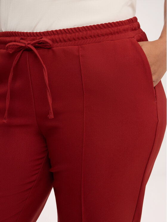 Fiorella Rubino Fiorella Rubino Pantaloni di tessuto P011T005600N037 Marrone Slim Fit