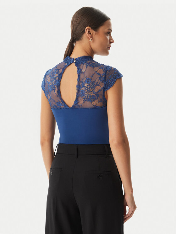 Rinascimento Rinascimento Body CFC0127525003 Modrá Slim Fit