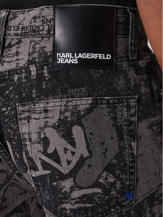 Karl Lagerfeld Jeans Karl Lagerfeld Jeans Traperice B1M10058 Siva Regular Fit