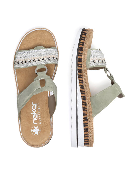 Rieker Rieker Παντόφλες V79M6-52 Πράσινο