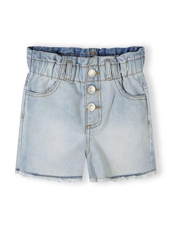 minoti minoti Szorty jeansowe 30SHORT155 Biały Regular Fit