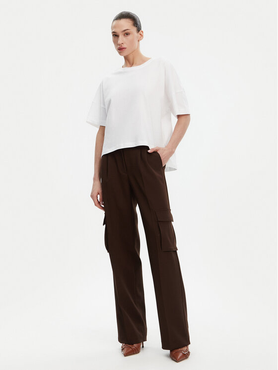 French Connection French Connection T-Shirt 76BZA Biały Relaxed Fit
