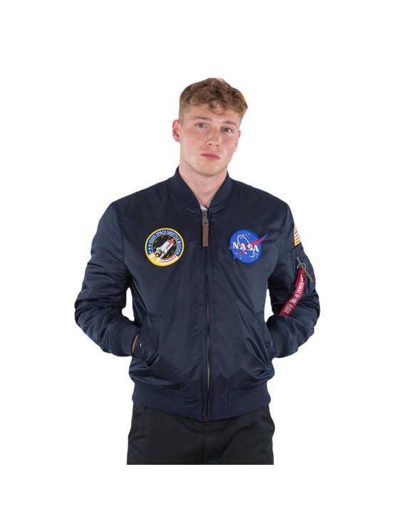 Alpha Industries Alpha Industries Kurtka bomber AI.166107-07-5XL Granatowy Slim Fit