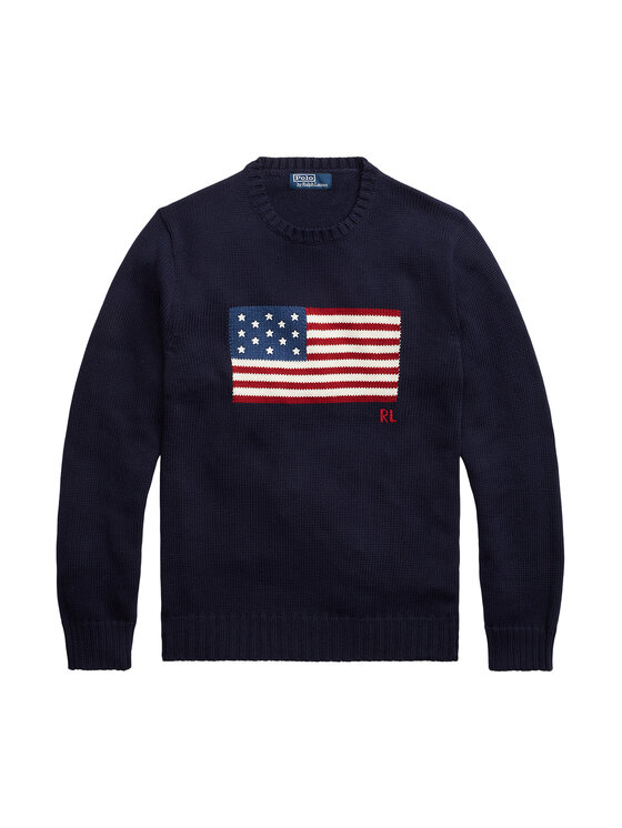 Polo Ralph Lauren Polo Ralph Lauren Sveter 710718281006 Tmavomodrá Regular Fit