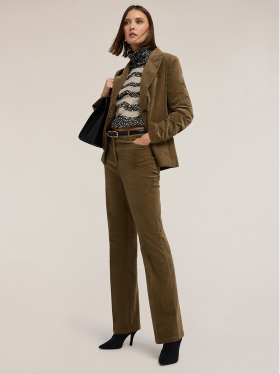 Motivi Motivi Giacca di transizione Q009Q001023N035 Verde Regular Fit