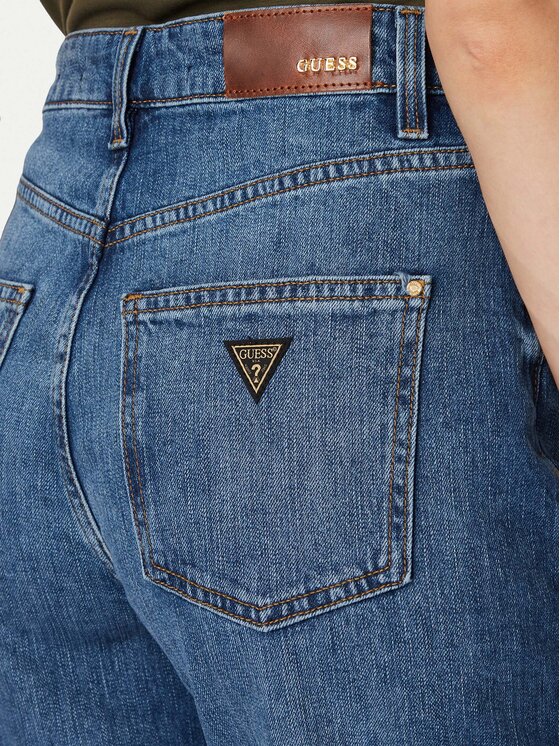 Guess Guess Дънки W6YA3J D1541 Син Tapered Leg
