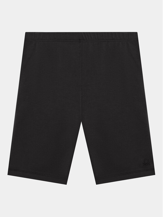 United Colors Of Benetton United Colors Of Benetton Pantaloni scurți de ciclism 3MT1C901D Negru Slim Fit