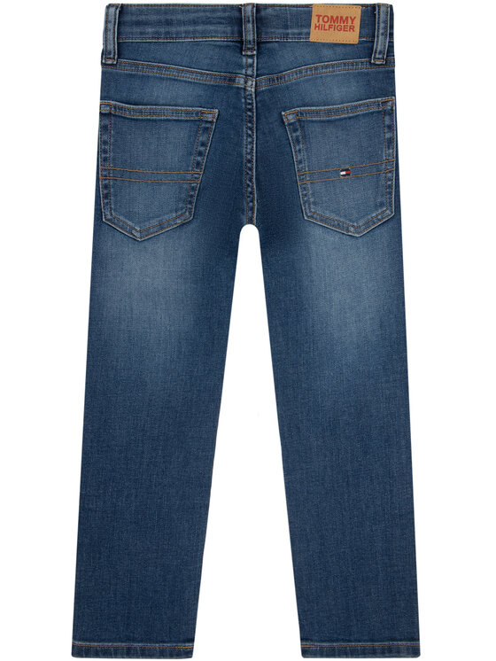 Tommy Hilfiger Tommy Hilfiger Jeansy 1985 Straight Ocmbst KB0KB05379 M Granatowy Slim Fit