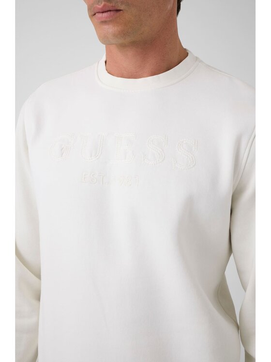 Guess Guess Bluza 184982 Biały Classic Fit