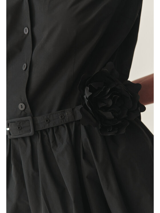TATUUM Tatuum Sukienka codzienna SATIDA Czarny Flare Fit