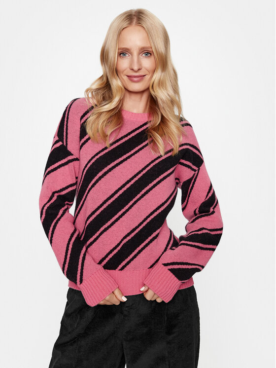 United Colors Of Benetton United Colors Of Benetton Πουλόβερ 1144E107C Ροζ Regular Fit