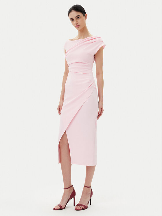 Rinascimento Rinascimento Kokteilinė suknelė CFC0019898002 Rožinė Regular Fit