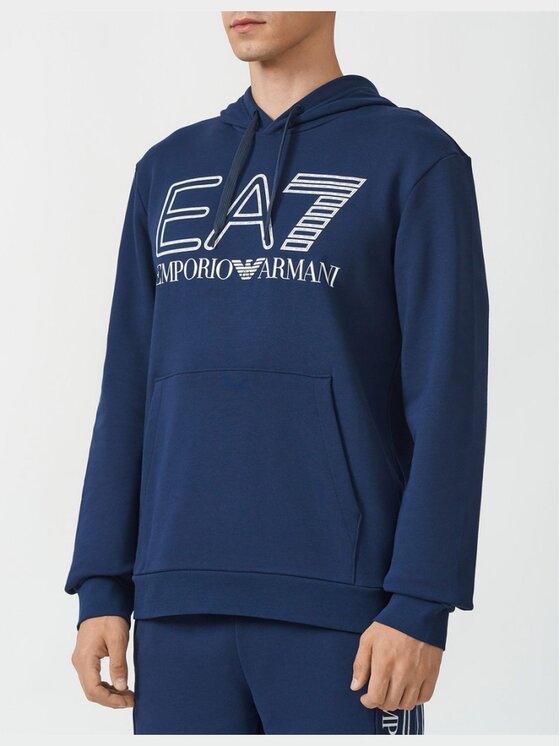 EA7 Emporio Armani EA7 Emporio Armani Felpa 6RPM09 PJSHZ 1554 Blu Regular Fit