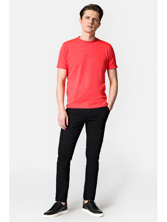 Lancerto Lancerto Chinosy Gareth SP082222000003 Czarny Slim Fit