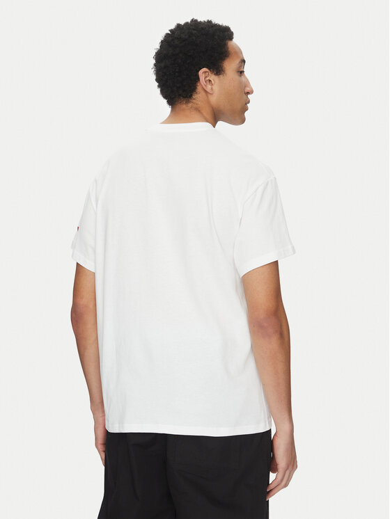 Puma Puma T-Shirt Dylan Exhibit 630673 Biały Regular Fit