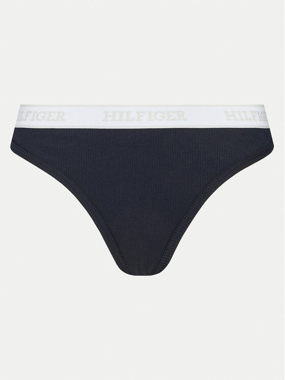 Tommy Hilfiger Tommy Hilfiger Stringi UW0UW05539 Tumši zils