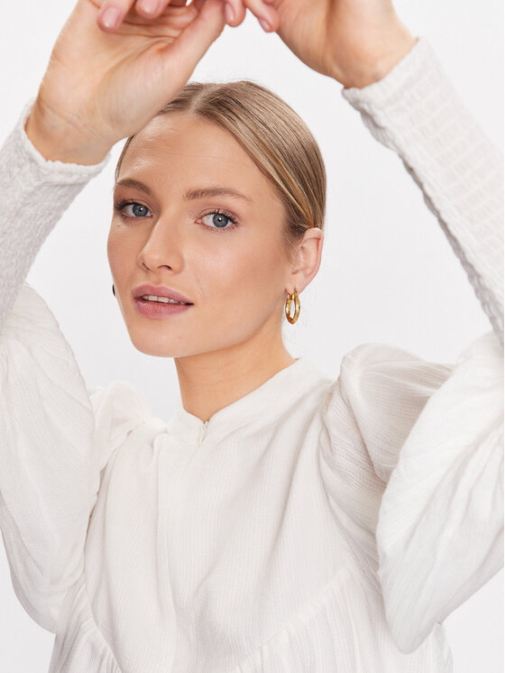 Bruuns Bazaar Bruuns Bazaar Блуза Viola Leah BBW3155 Бял Regular Fit