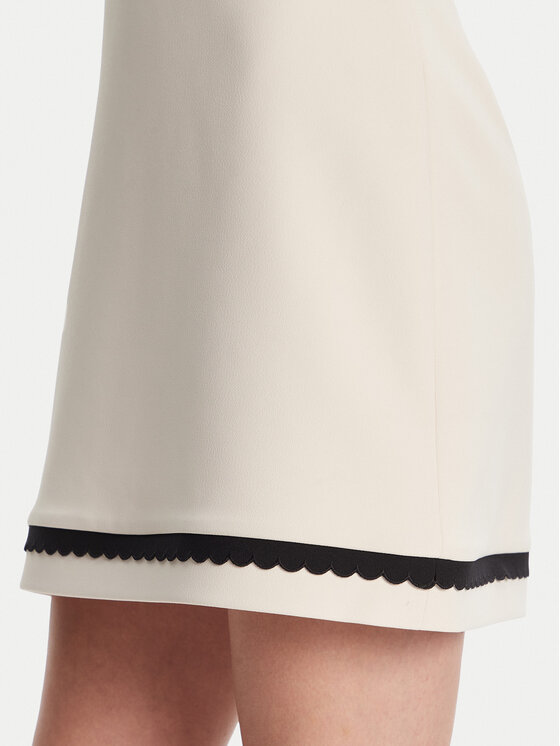 Elisabetta Franchi Elisabetta Franchi Sukienka koktajlowa AB70352E2 Beżowy Regular Fit