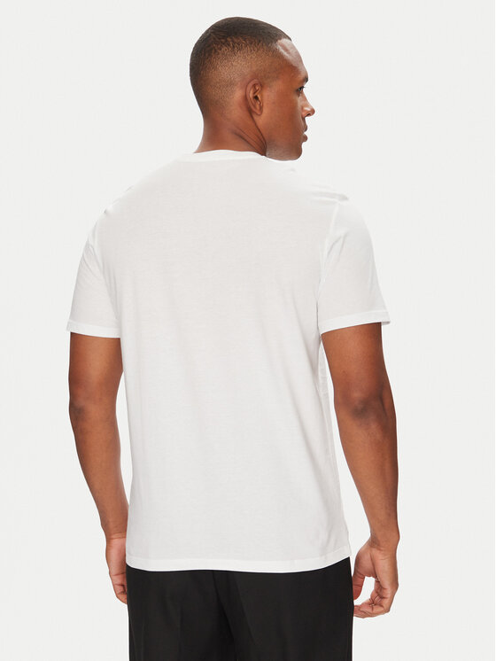 Calvin Klein Calvin Klein Tričko Outline Tape Graphic LV04RC852G Biela Regular Fit