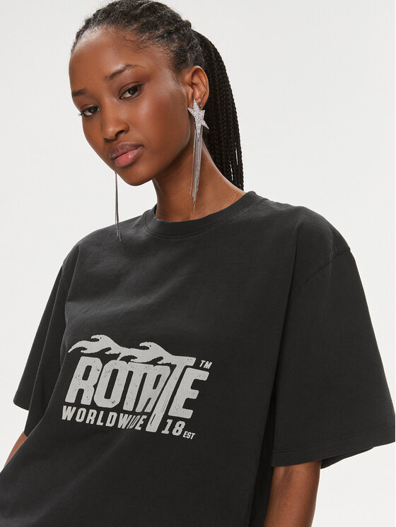 ROTATE ROTATE T-Shirt 112083100 Černá Oversize
