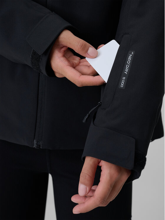 4F 4F Kurtka outdoor URBAN COMMUTER Czarny Regular Fit
