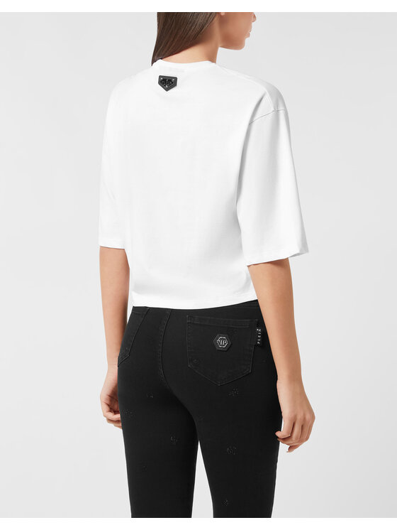 PHILIPP PLEIN PHILIPP PLEIN T-shirt 25627 Bianco Regular Fit